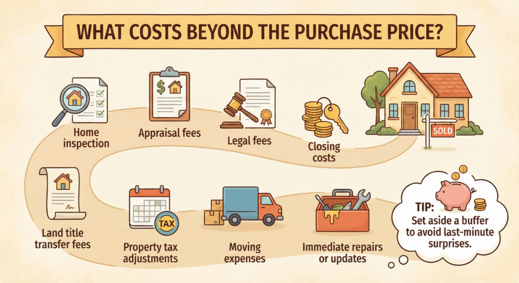 what costs beyond the purchase price edmonton realtor weina zhang